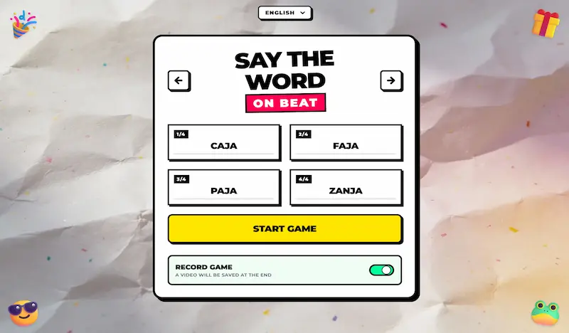 Vista previa del proyecto BeatGrid (Web Game)